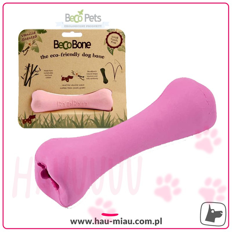 Beco Pets - Kość różowa - M=17,5cm - TOY Beco Pets - Kość różowa - M=17,5cm - TOY