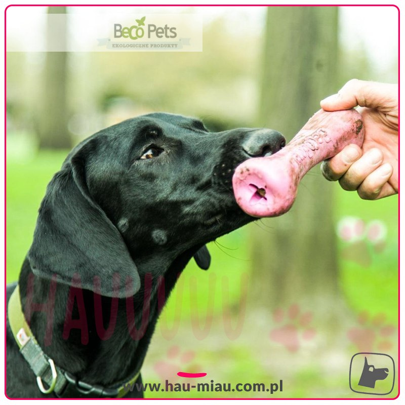 Beco Pets - Kość różowa - M=17,5cm - TOY Beco Pets - Kość różowa - M=17,5cm - TOY