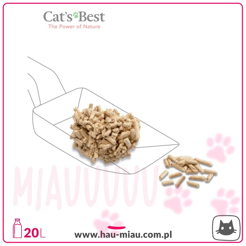 Cat`s Best - Żwirek naturalny Smart Pellets - 20 L / 10 kg