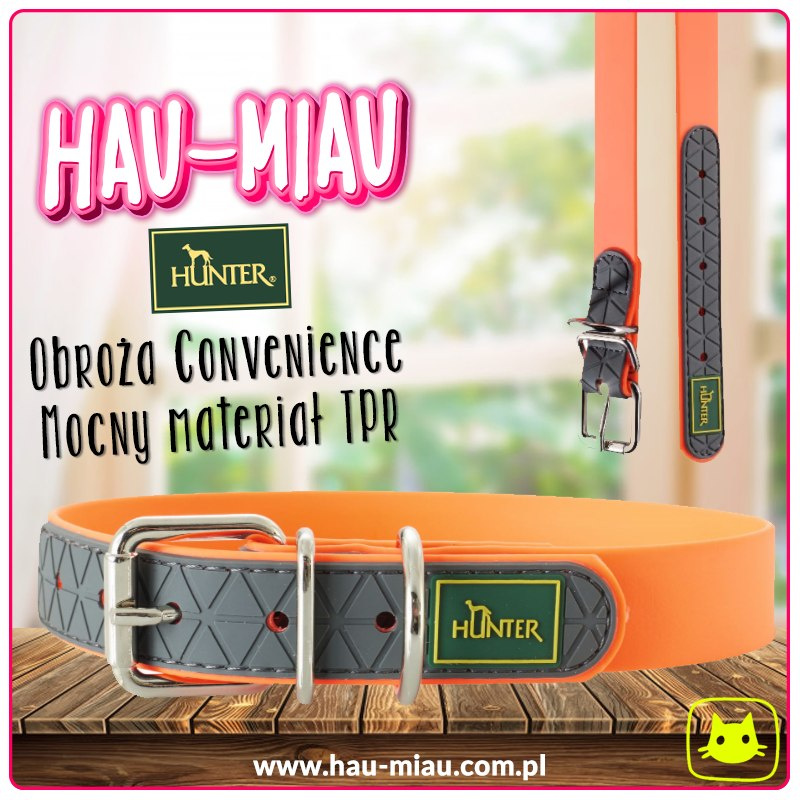 Hunter - Obroża Convenience 50 - Pomarańczowa Hunter - Obroża Convenience 50 - Pomarańczowa