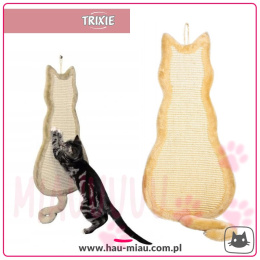 Trixie - Drapak wiszący / leżący sizalowy stojący w kształcie kota - 35 x 69 cm