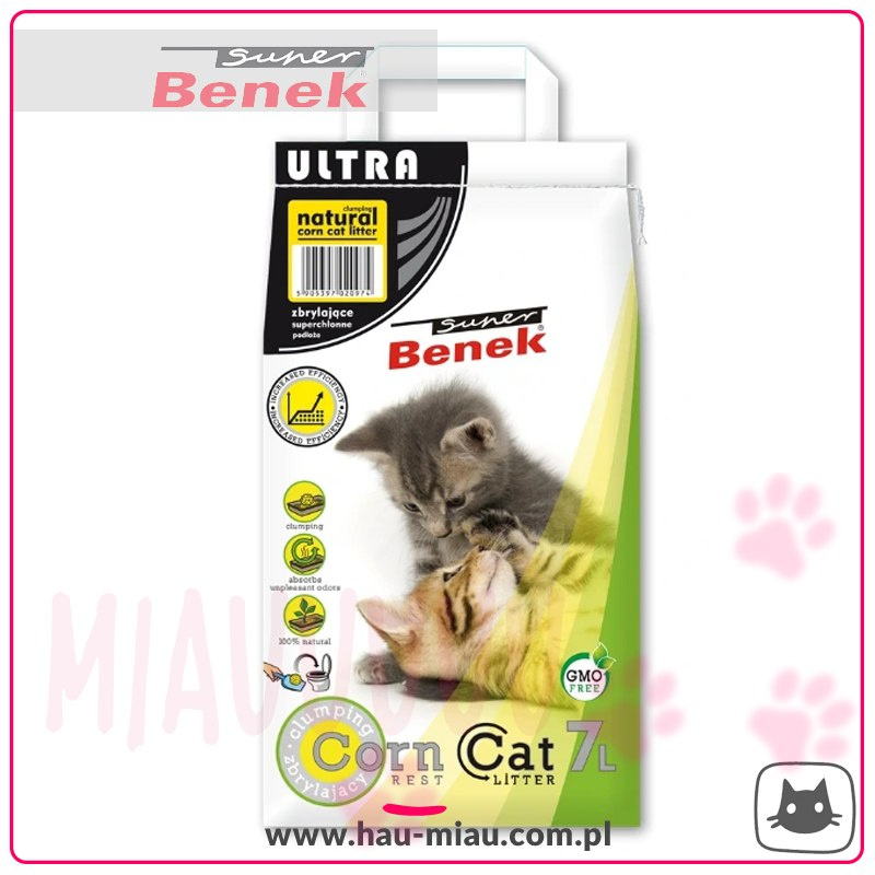 Super Benek - Corn Cat Ultra Natural - 7 L Super Benek - Corn Cat Ultra Natural - 7 L