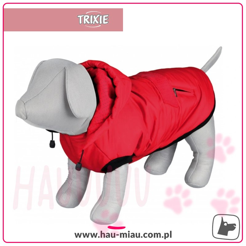 Trixie - Płaszczyk / Kurtka zimowa - Palermo - CZERWONE - M - 45 cm Trixie - Płaszczyk / Kurtka zimowa - Palermo - CZERWONE - M - 45 cm