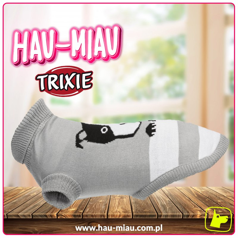 Trixie - Sweterek / Pulower - Piney - SZARY - M - 45 cm Trixie - Sweterek / Pulower - Piney - SZARY - M - 45 cm