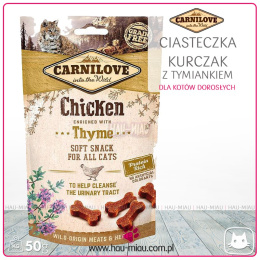 Carnilove - Przysmak Soft Chicken with Thyme - KURCZAK I TYMIANEK - 50g
