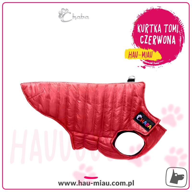 Chaba - Kurtka pikowana TOMI 6 czerwona - 40 cm Chaba - Kurtka pikowana TOMI 6 czerwona - 40 cm