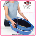 Trixie - Kuweta BERTO z higienicznym systemem przesiewającym - Niebieska