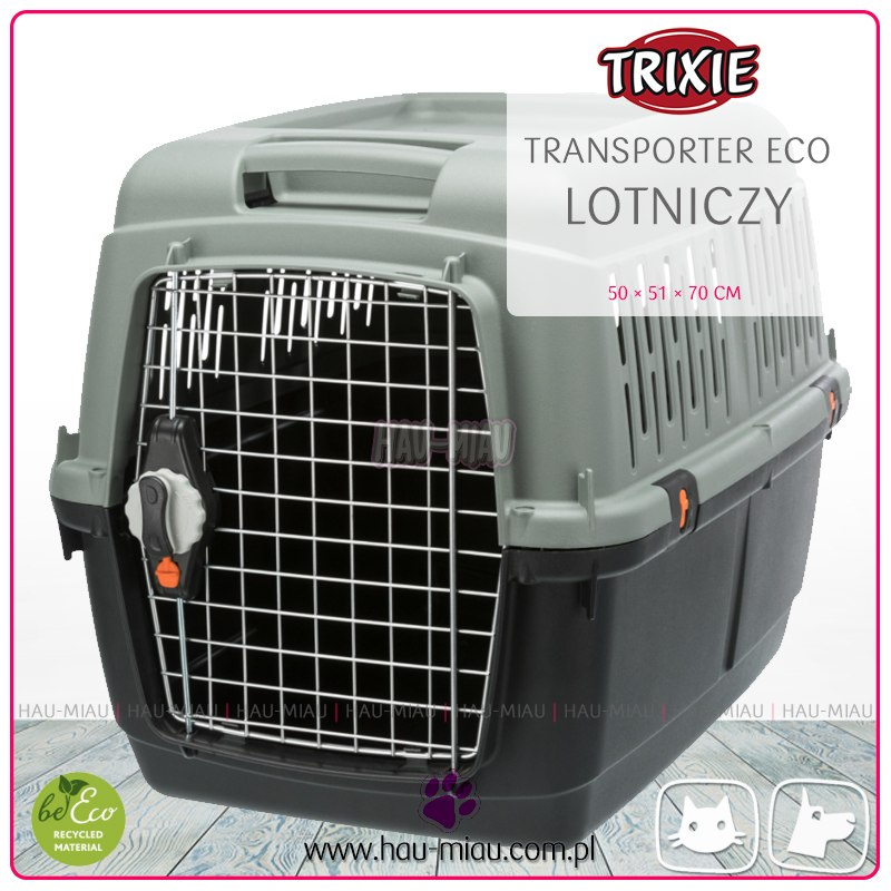 Trixie - Transporter "Lotniczy" Be Eco - GIONA - 50 × 51 × 70 cm