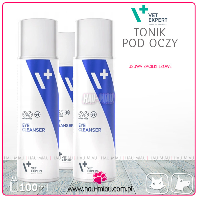 Vet Expert - Eye Cleaners - Tonik pod oczy do usuwania zacieków łzowych - 100 ml Vet Expert - Eye Cleaners - Tonik pod oczy do usuwania zacieków łzowych - 100 ml