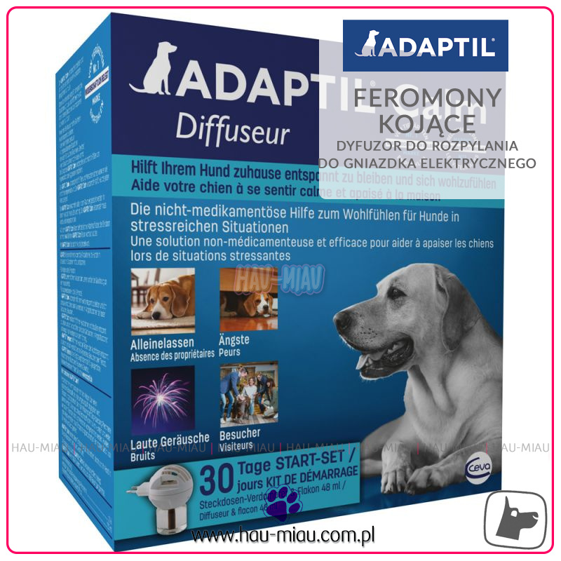 Adaptil - Feromony kojące - Dyfuzor ze środkiem uspokajającym dla psów - 48 ml