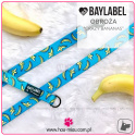 Baylabel - Smycz Przepinana 300 cm - Crazy Bananas - "S"