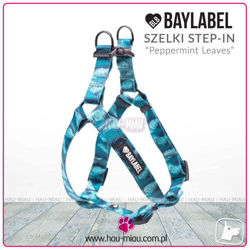 Baylabel - Szelki dla psa - Step-In Peppermint Leaves - "L"