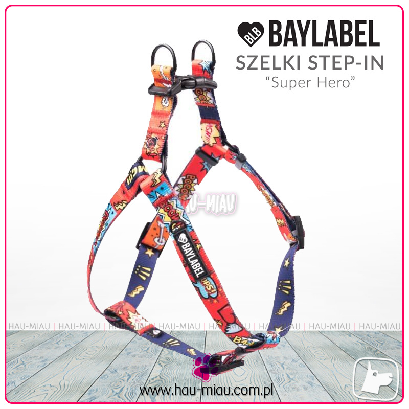 Baylabel - Szelki dla psa - Step-In Super Hero - "M" Baylabel - Szelki dla psa - Step-In Super Hero - "M"