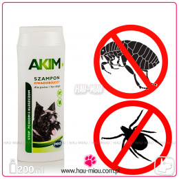 Akim - Szampon owadobójczy - Stop pchłom i kleszczom - 200ml
