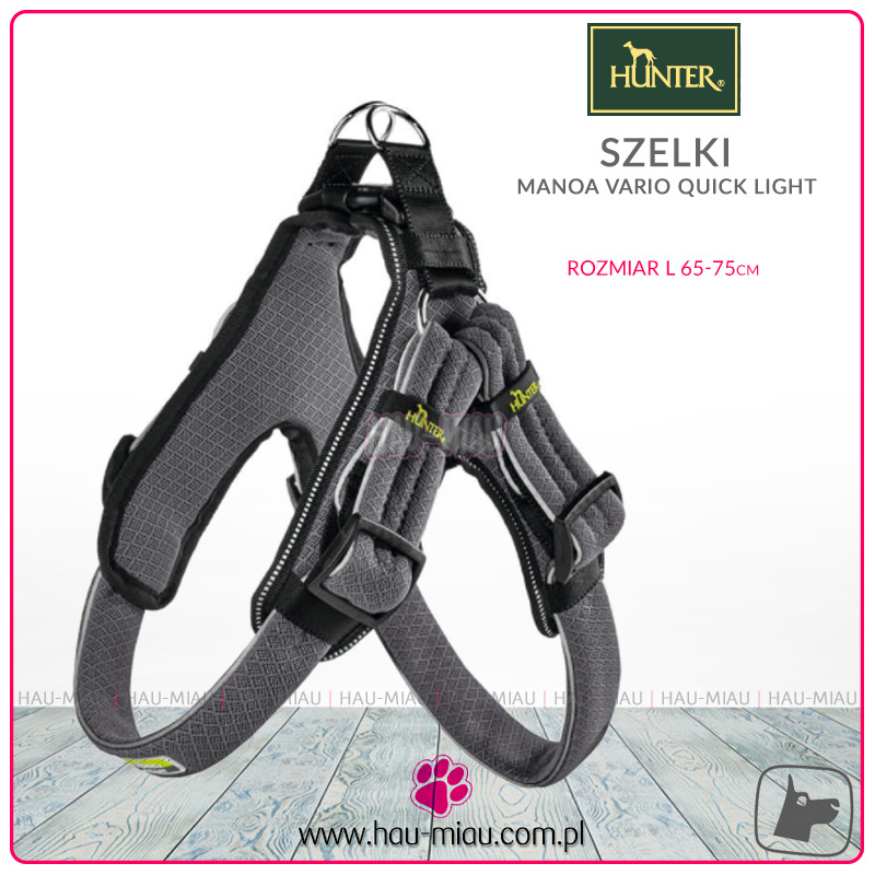 Hunter - Szelki Manoa Vario Quick Light - L - SZARE Hunter - Szelki Manoa Vario Quick Light - L - SZARE
