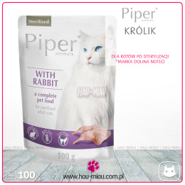 Piper - With Rabbit - KRÓLIK - 100g - dla Kastratów