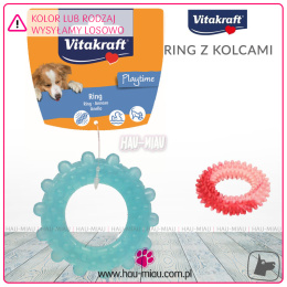 Vitakraft - Gumowy ring z kolcami dla psa - TOY