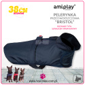 AmiPlay - Pelerynka / Płaszczyk przeciwdeszczowy - BRISTOL - Granatowy - rozmiar 38 cm