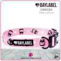 Baylabel - Obroża dla psa - Pink Cutella - "S"