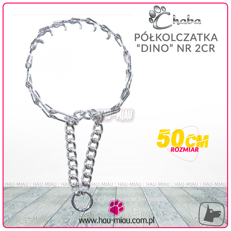 Chaba - Półkolczatka metalowa chromowana DINO nr 2 CR - 50 cm Chaba - Półkolczatka metalowa chromowana DINO nr 2 CR - 50 cm