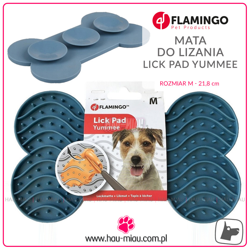 Flamingo - Mata do lizania - Lick Pad Yummee - M - 21,8 cm Flamingo - Mata do lizania - Lick Pad Yummee - M - 21,8 cm