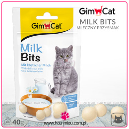 GimCat - Milk Bits - Mleczny przysmak dla kotów - 40g