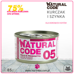 Natural Code - 05 - KURCZAK I SZYNKA - 85g