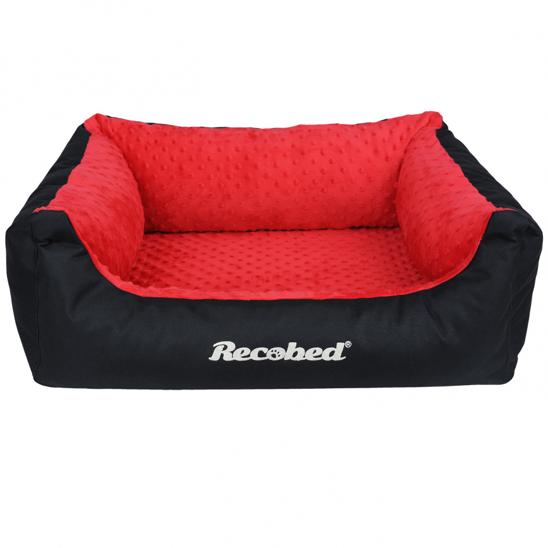 Recobed - Kanapa - SARGASSO - Czarno-Czerwona - M - 85 x 65 cm Recobed - Kanapa - SARGASSO - Czarno-Czerwona - M - 85 x 65 cm