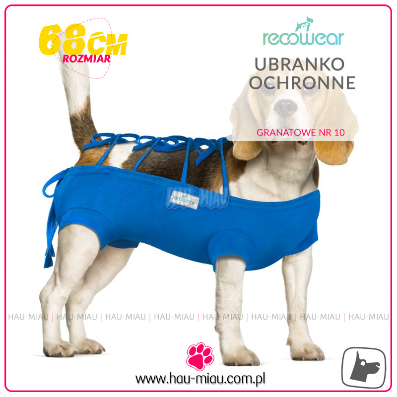 Recowear - Ubranko ochronne - Granatowe - nr 10 - 68 cm Recowear - Ubranko ochronne - Granatowe - nr 10 - 68 cm