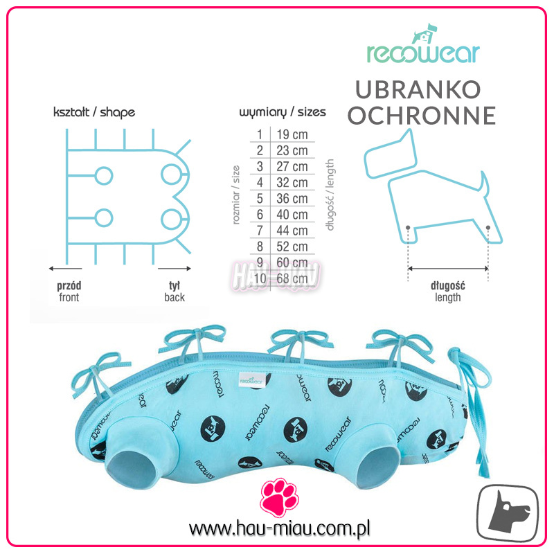 Recowear - Ubranko ochronne z jonami srebra - nr 5 - 36 cm Recowear - Ubranko ochronne z jonami srebra - nr 5 - 36 cm