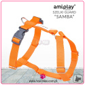 AmiPlay - Szelki regulowane Guard - SAMBA - POMARAŃCZOWE - M