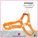 AmiPlay - Szelki treningowe Easy Go - SAMBA - POMARAŃCZOWE - M