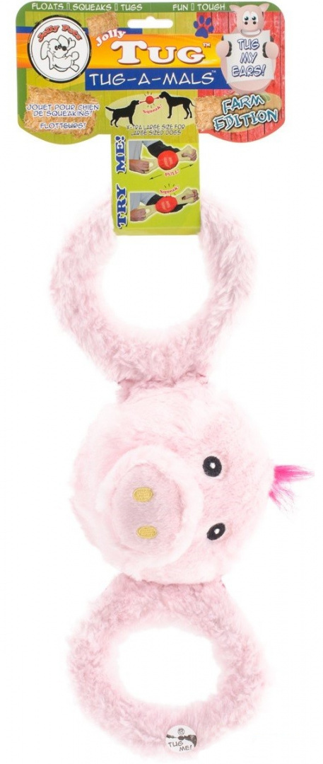Jolly Pets - Jolly Tug - Piszczak Świnka S - 25 cm - TOY Jolly Pets - Jolly Tug - Piszczak Świnka S - 25 cm - TOY