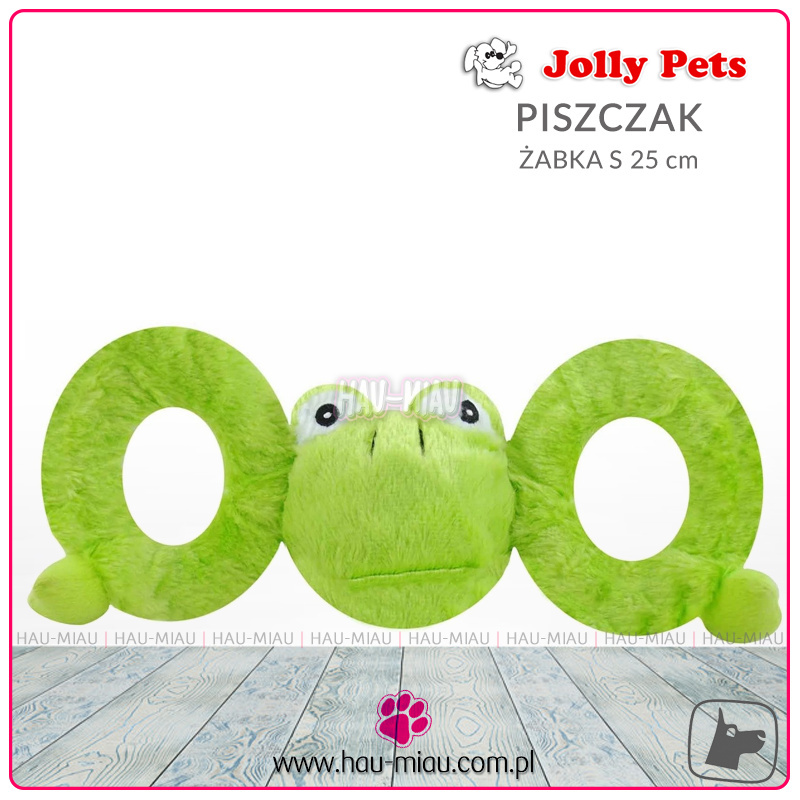 Jolly Pets - Jolly Tug - Piszczak Żabka S - 25 cm - TOY Jolly Pets - Jolly Tug - Piszczak Żabka S - 25 cm - TOY
