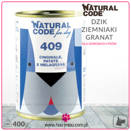 Natural Code - 409 - DZIK, ZIEMNIAKI i GRANAT - 400g
