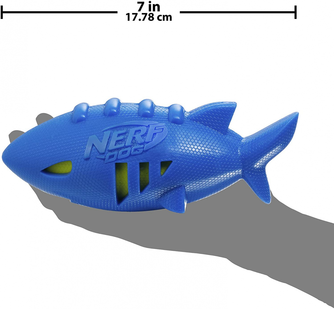 Nerf Dog - Zabawka pływająca - Shark Football - TOY Nerf Dog - Zabawka pływająca - Shark Football - TOY