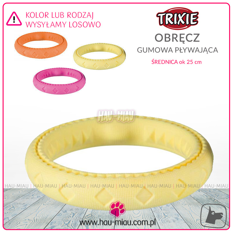 Trixie - Obręcz z gumy termoplastycznej (TPR) - 25cm - TOY