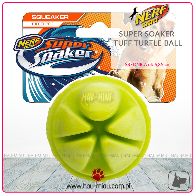 Nerf Dog - Zabawka pływająca - Nerf Pet Super Soaker Tuff Turtle Ball - TOY Nerf Dog - Zabawka pływająca - Nerf Pet Super Soaker Tuff Turtle Ball - TOY