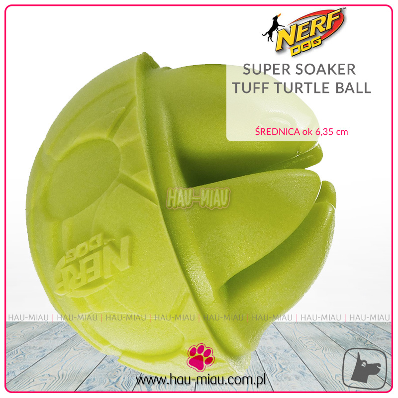 Nerf Dog - Zabawka pływająca - Nerf Pet Super Soaker Tuff Turtle Ball - TOY Nerf Dog - Zabawka pływająca - Nerf Pet Super Soaker Tuff Turtle Ball - TOY